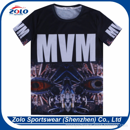 Directly factory sale longline popular dry fit custom t shirt